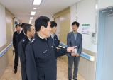 울진소방서, 다수 인명피해 방지를 위한 울진군의료원 현장지도방문