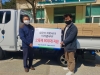 한울본부, 북면지역 소상공인 대상 방역물품 지원