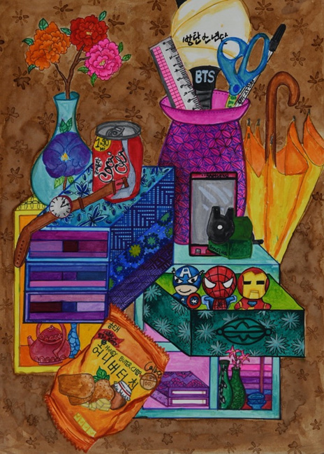 보도사진(김삿갓문화제 전국초등학생민화공모전 대상_이지수_My secret room).jpg