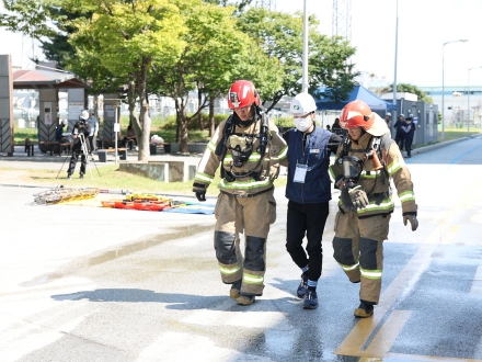 한울원자력본부, 복합·신종 재난 대비 안전한국훈련 시행