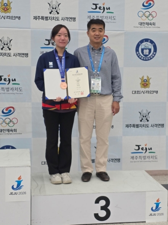 죽변고 사격부 곽다혜, 제107회 전국체육대회 여자 고등부 단체전 동메달 쾌거