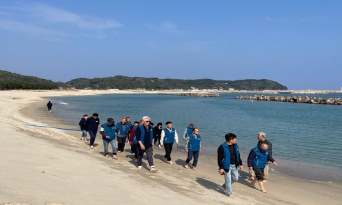 기성면, 구산해수욕장 맨발걷기 체험 행사 열어